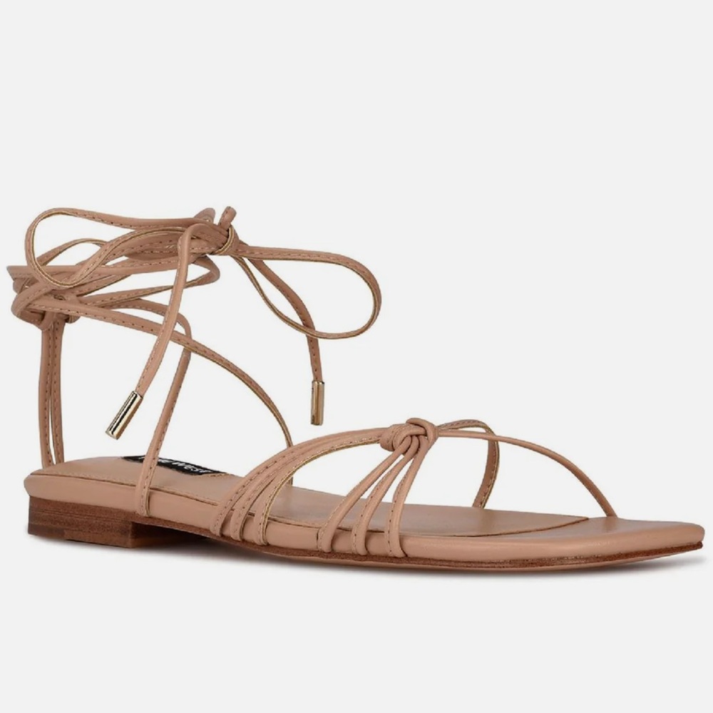 NWT Nine West Minus 3 Womens Faux Leather
Gladiator Sandals